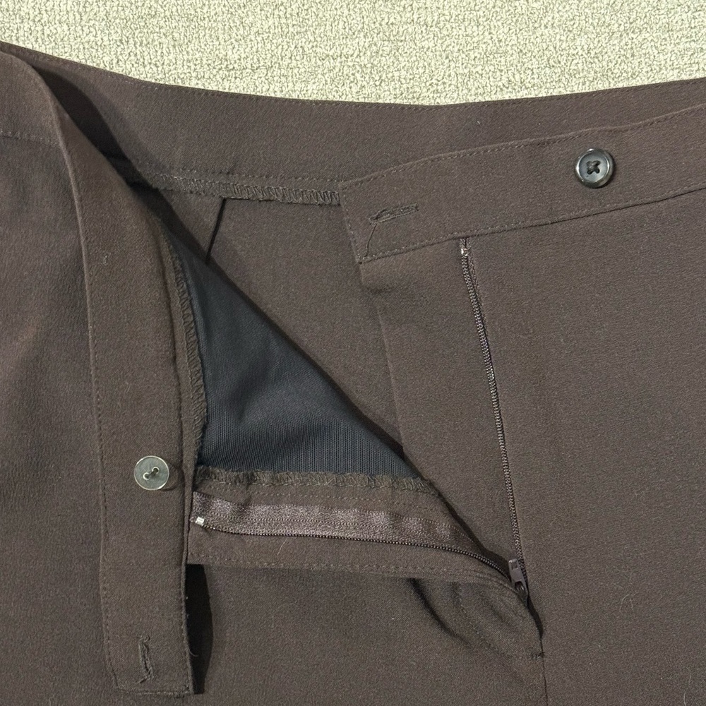 Brown Trouser Slacks - Size 14S - Picture 4 of 7